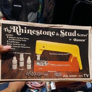Ronco The Rhinestone & Stud Setter - Yellow/Orange